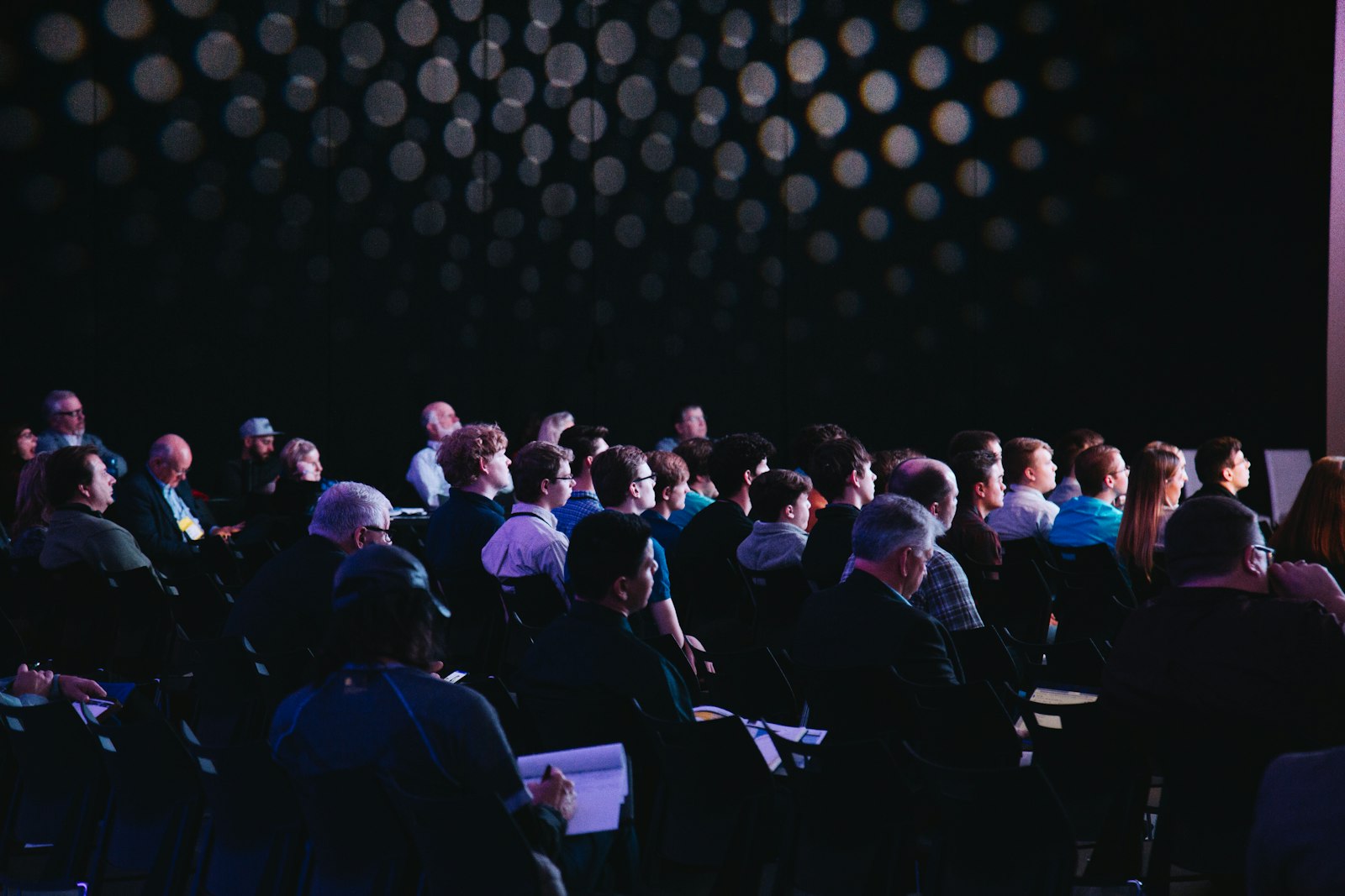 Professionals in a corporate training session